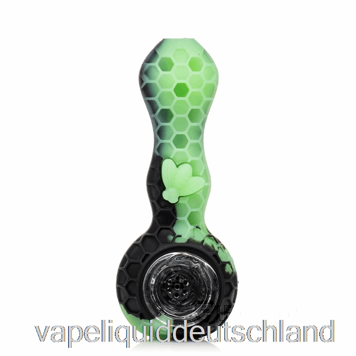 Stratus Bee Silikonlöffel Schwarz / UV-Schleim (schwarz / UV-grün) Vape Deutschland